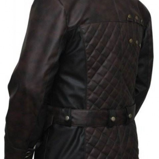 Jacob Frye Assassins Creed Syndicate Leather Trench Coat Costume